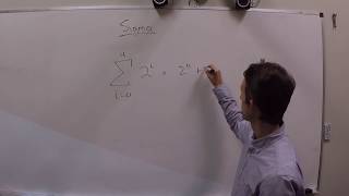 Sigma - Finding an Exponential Partial Sum - Example 2