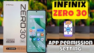 App permission setting Infinix Zero 30 || How to set app permissions || App permissions options screenshot 4