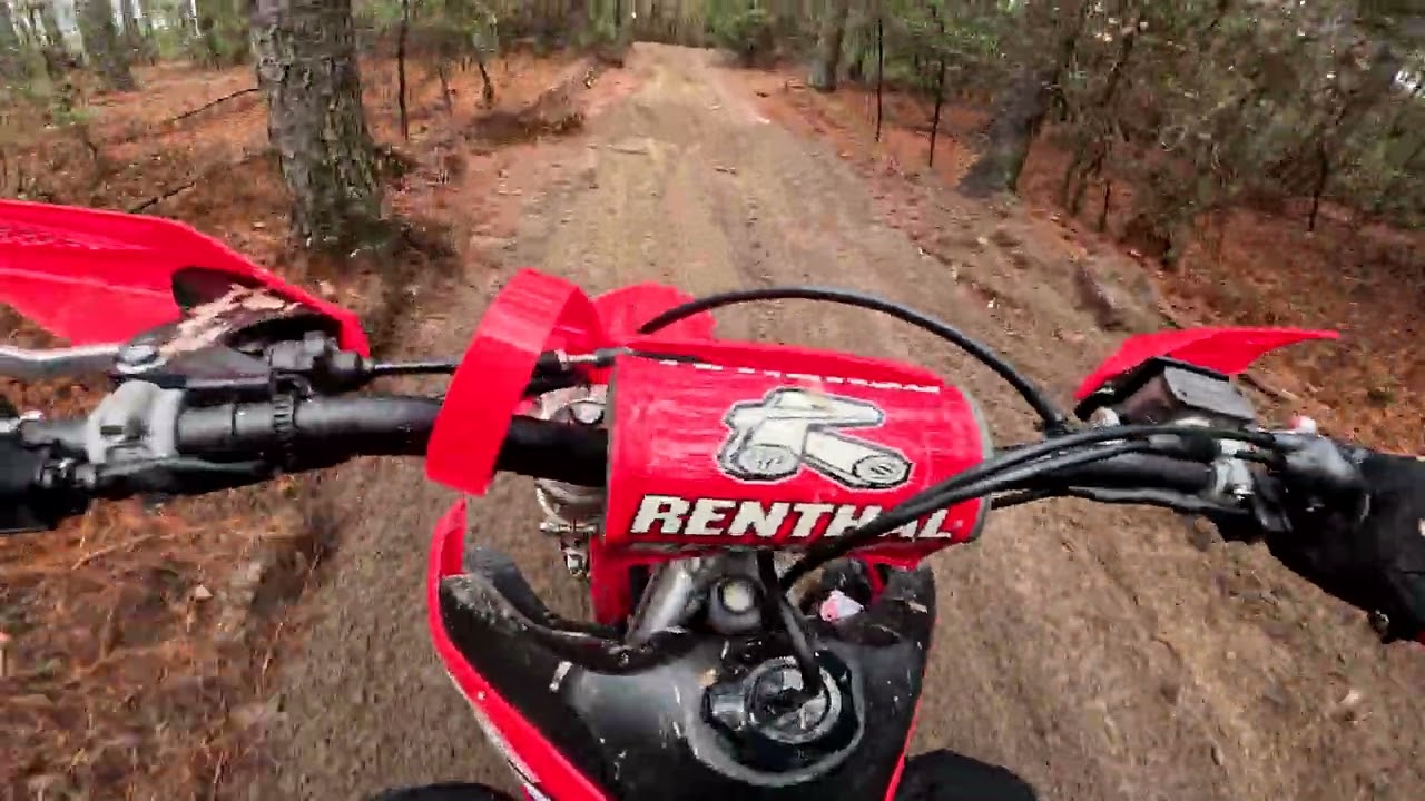 Battery Park Trail B on the CRF250RX