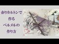 余った厚紙で作るカルトナージュペルメルの作り方
