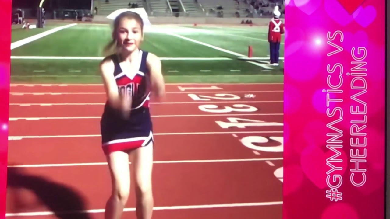 Cheerleading vs Gymnastics best musical.ly compilation YouTube