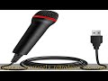 TPFOON 4M 13FT Wired USB Microphone for Rock Band, Guitar Hero, Let's Sing - Compatible with Sony P