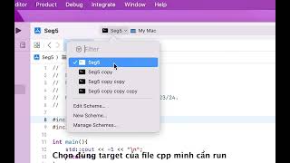 How to create project with multiple source files, compile,run and debug in the project using Xcode