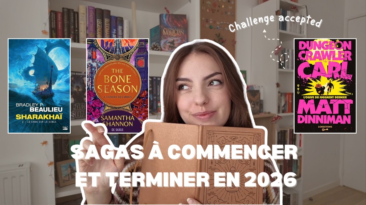 Les sagas que je veux terminer et continuer en 2026 🚀