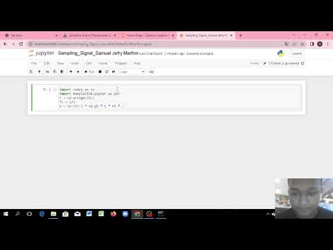 Sampling Signal Pada Jupyter Notebook