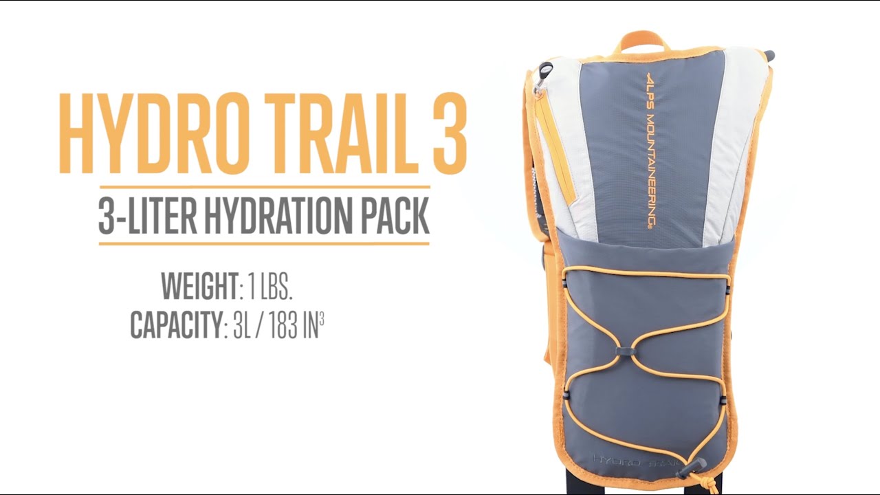 alps mountaineering hydro trail 3 hydration pack