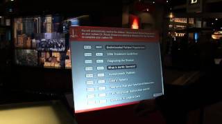 GestureTek Illuminate Touchscreen Projection Kiosk for tradeshow rentals