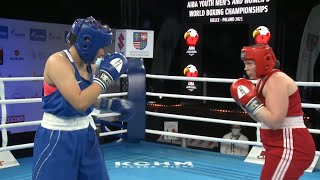 Kielce 2021 Semifinals (W+81kg) KOZOREZ Daria (MDA) vs TALIPOVA Yeldana (KAZ)