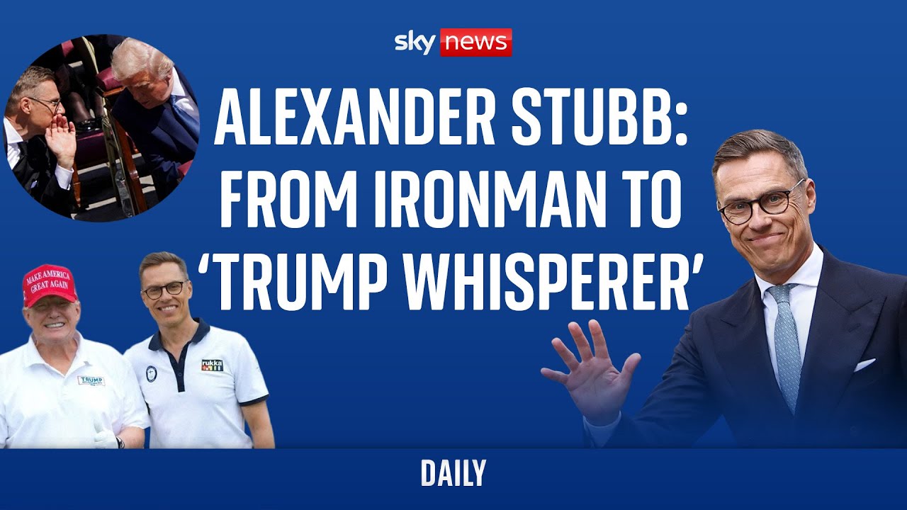 The triathlete president who's now Trump's favourite: Alexander Stubb