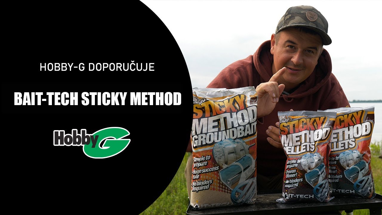 BAIT-TECH STICKY METHOD PELETY & KRMÍTKOVÁ SMĚS