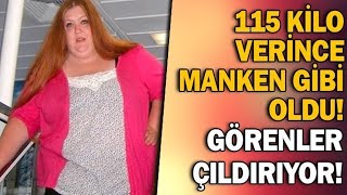 115 Kilo Verince Manken Gi̇bi̇ Oldu