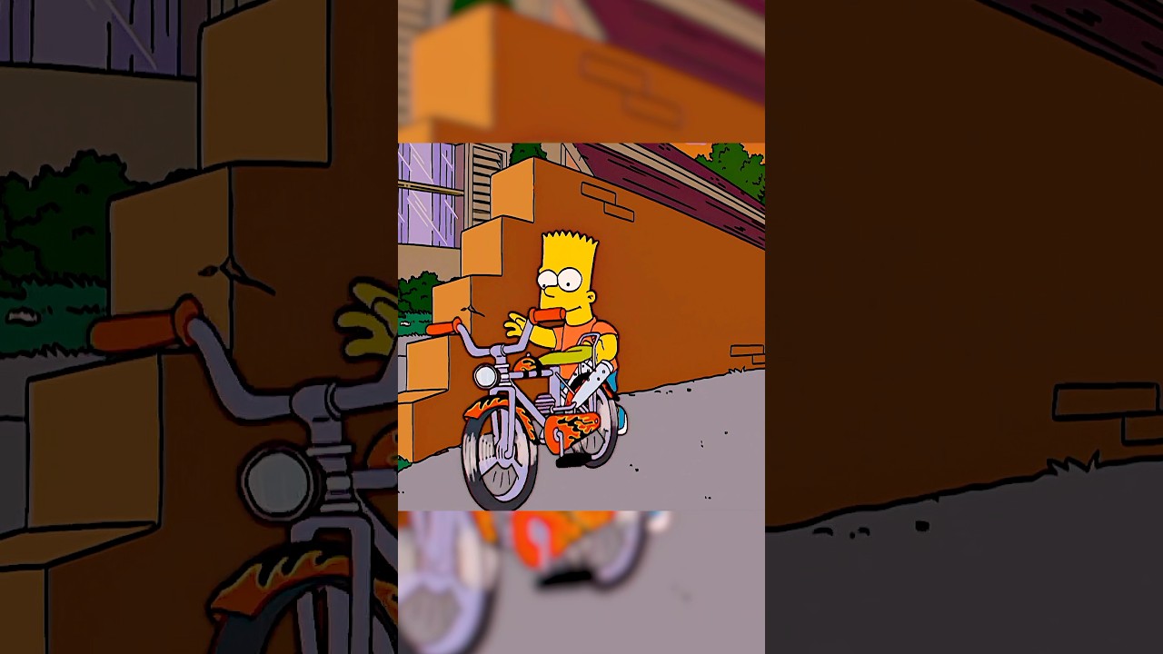 Bart Breaks His Bike…