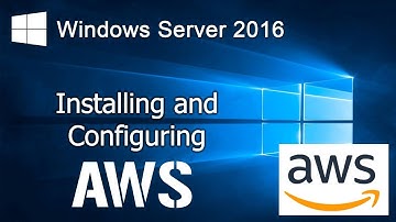 how to install windows server 2016 in AWS EC2