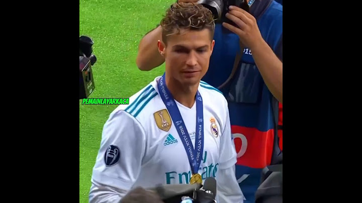sentuhan terakhir Ronaldo di Real Madrid 😔