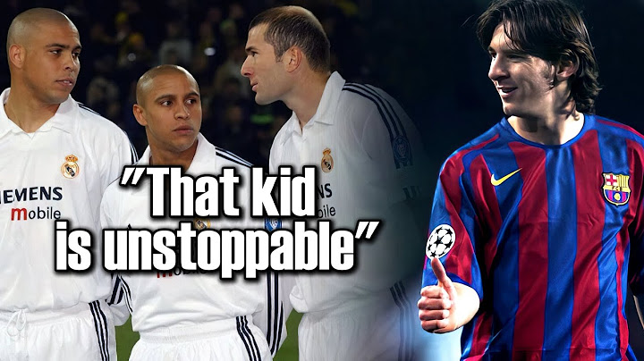 When teenage Messi faced Real Madrid for the first time