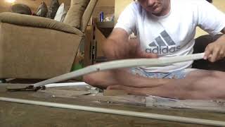 IKEA garment rack unboxing and assembly