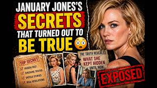 January Jones's Secrets That Turned Out to Be True
