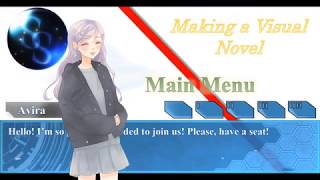 Let's Make a Visual Novel - Main Menu Part 3