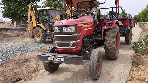 Mahindra Yuvo 415Di Tractor Fully Loaded Gravel By Jcb 3dx | All about Tractors and Jcb