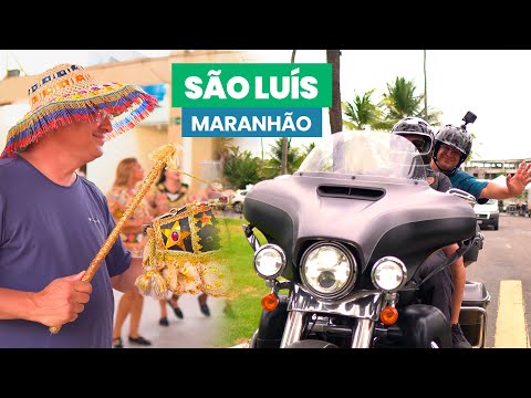 Um passeio DE MOTO por SÃO LUÍS e a casa de arte BARRICA | Maranhão - Giro Brasil | Ep.6