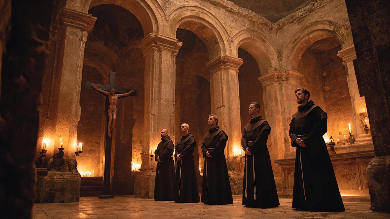 Gregorian Chants for Peace and Grace | Benedictine Monks Prayer Before the Cross