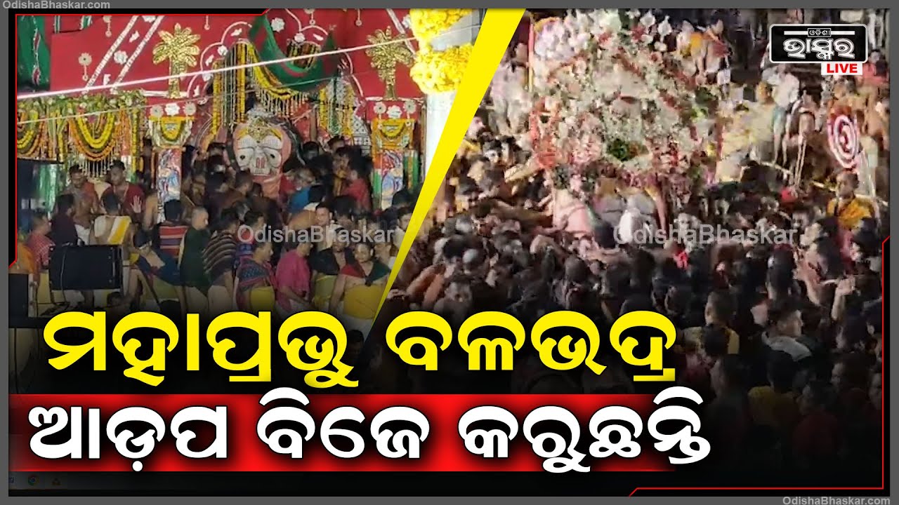 ଟାହିଆ ହଲେଇ ବୀରଦର୍ପରେ ମାଡ଼ି ଆସୁଛନ୍ତି ମଣିମା । ପହଣ୍ଡି ଦର୍ଶନ ପାଇଁ ଲକ୍ଷ ଲକ୍ଷ ଭକ୍ତଙ୍କ ଭିଡ  ।