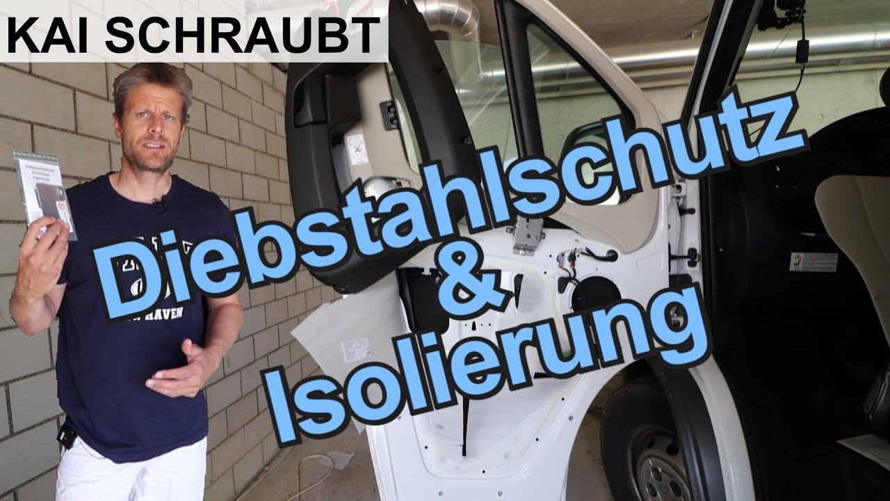 Diebstahlschutz im Kastenwagen | PrickStop Montage | Abbau der Türverkleidung | Isolation der Tür