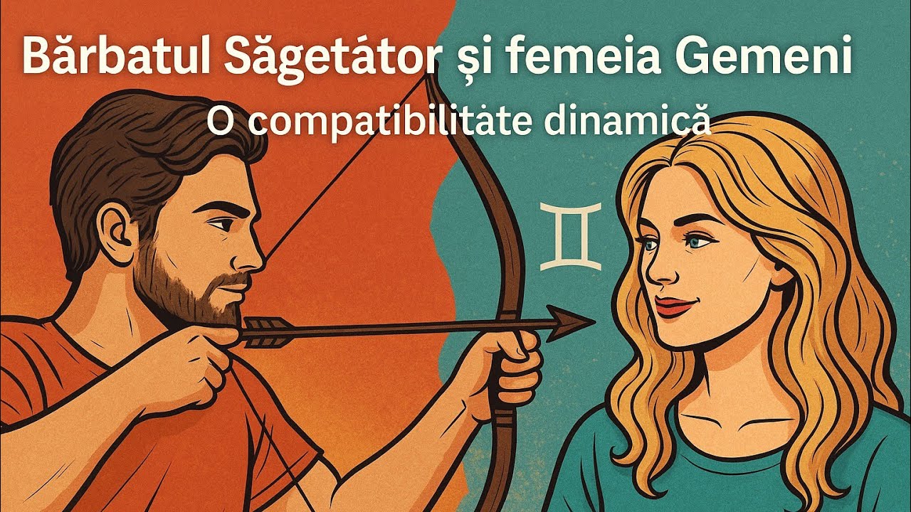 Bărbatul Săgetător și Femeia Gemeni – O compatibilitate dinamică.