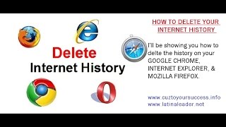 HOW TO CLEAR YOUR WEB BROWSER HISTORY ON YOUR IE, GOOGLE CHROME, MOZILLA BROWSER screenshot 1