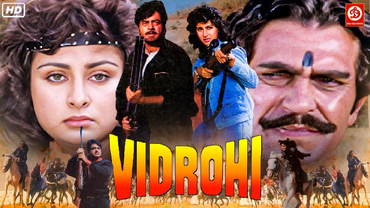 Vidrohi | विद्रोही Full Movie | Shatrughan Sinha | Amrish Puri | Poonam Dhillon 90s Blockbuster Film
