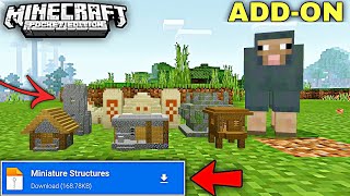 How to Download Mini Structures MOD in Minecraft Pocket Edition | minecraft pe mods | mini Structure screenshot 1