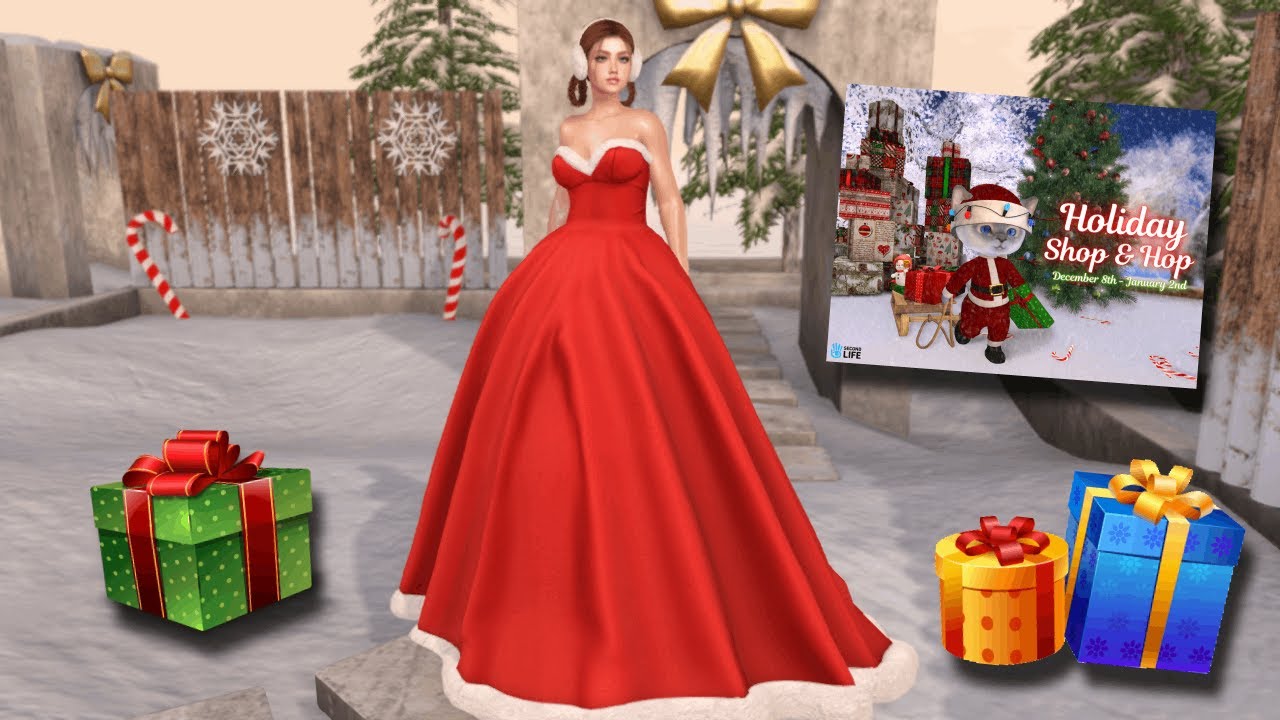 🎁FREE GIFTS | HOLIDAY SHOP & HOP 2022 | SECOND LIFE🎁