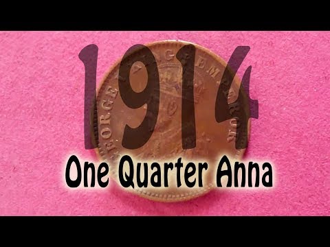 One Quarter Anna 1914, Price And Value