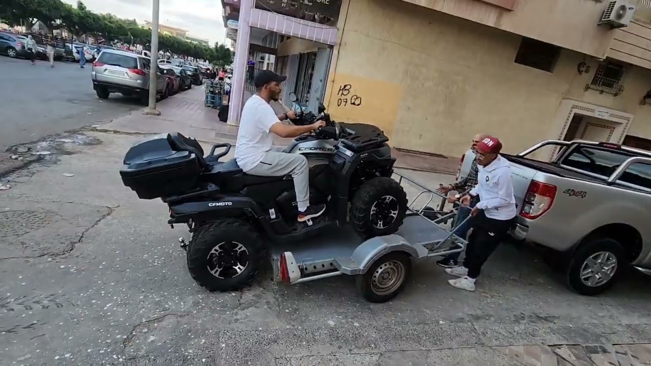 ranger et remorqué  quad grizzly cros yamaha cf segway can-am polaris ... watsab 0705988180