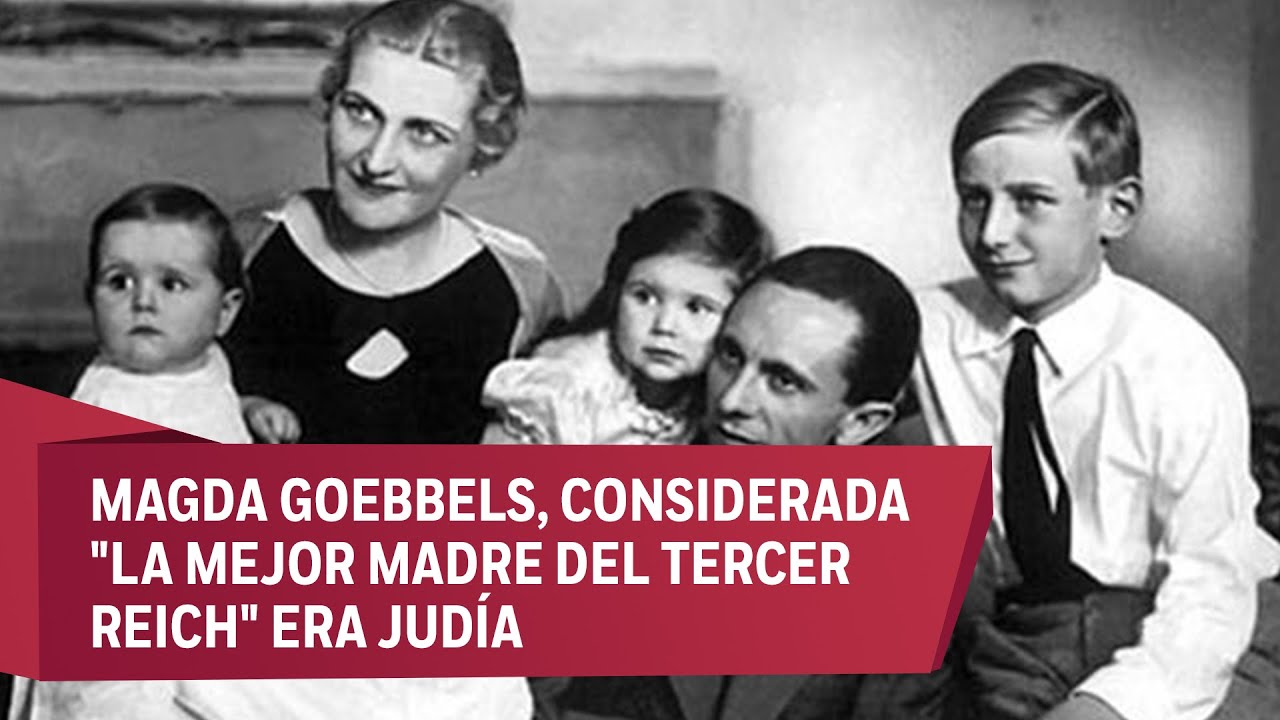 El Ejemplo de la Mujer Nazi  y esposa de Joseph Goebbels era Judía🤣