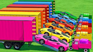 Transporting Super Farrari Cars vs MINI Auto In Fs22 | Farming Simulator 22
