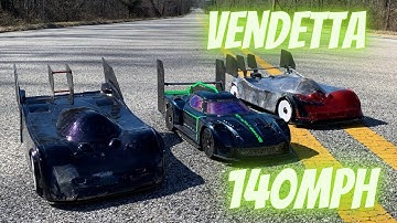 140mph Arrma vendetta 6s speedrun