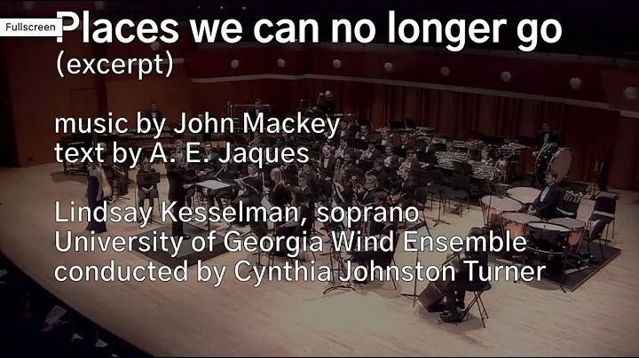 Mackey: Places we can no longer go (excerpt)