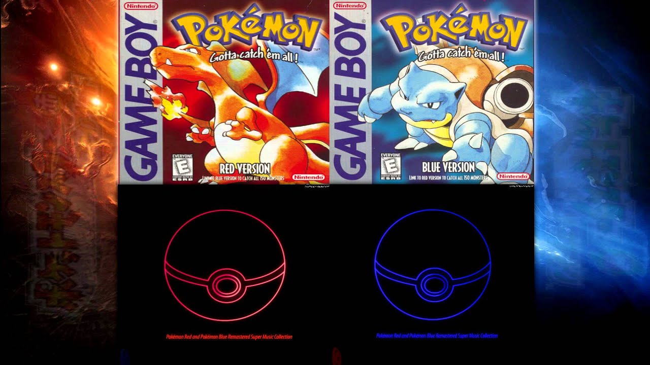 Title Screen Pokémon Red and Blue Remastered YouTube