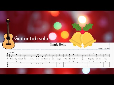 Video Jingle Bells - Guitar tab solo đơn giản - youtube