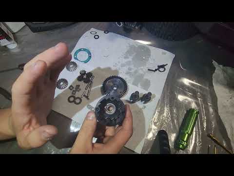 Losi 5te 3.0 front/rear differential rebuild and disassemble 