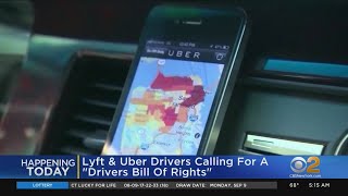 Uber, Lyft Drivers Want Bill Of Rights