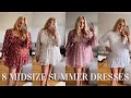 8 MIDSIZE SUMMER DRESSES | FLATTERING DRESSES FOR SIZE 14-16!