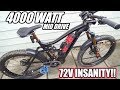 THIS 4000W MID DRIVE EBIKE IS INSANE!!! | BAFANG ULTRA HIGH POWER TESTS