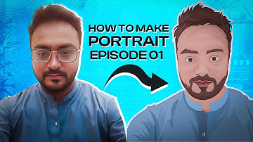 Fast Self-Portrait Illustration Tutorial with Easy Text Tips!