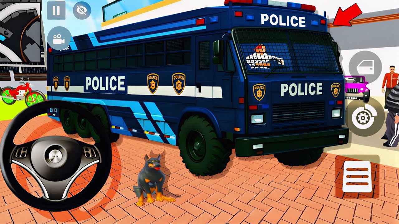 🤑Indian Thift Auto Simulator🤩Indian Showroom Purchase😯Modified Monster Lexry PoliceBus And Bike🥳Game