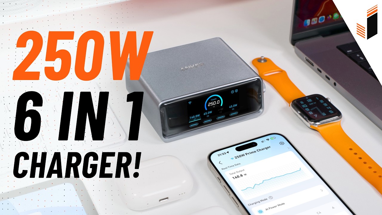 Anker 250W GaNPrime Charger - Desktop POWERHOUSE! - YouTube