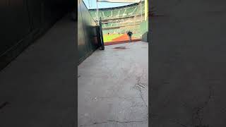Walking through the left field gate to Oracle Park #cali #umpire #mlb #baseball #fyp #sanfrancisco