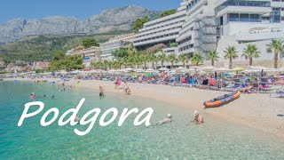 Podgora, na Riwierze Makarskiej, trasa z Polski, plaże, palmy, hotel Medora - Chorwacja Autem PL