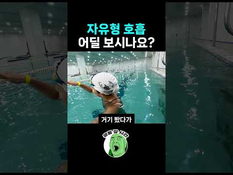 <strong>자유형</strong> <strong>호흡</strong> 시 시선 위치 #<strong>자유형</strong>